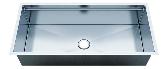 FOOK SINK Handmade Underment 304 Stainless Steel Signle Bowl Kitchen Sink with Ledge