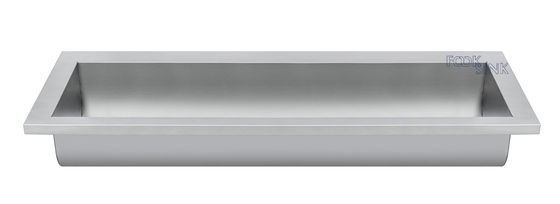 Commerical Wall Mounted Hung Single Wash Trough Basin Utility Stainless Steel 304 for food factory farms and petting zoos.