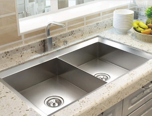 Double Bowl Stainless Steel Single Bowl Kitchen Sink Top Mount 32''X18''X10''