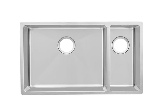 Stainless Steel 304 Undermount Double Bowl Kitchen Sink 18 Gauge
